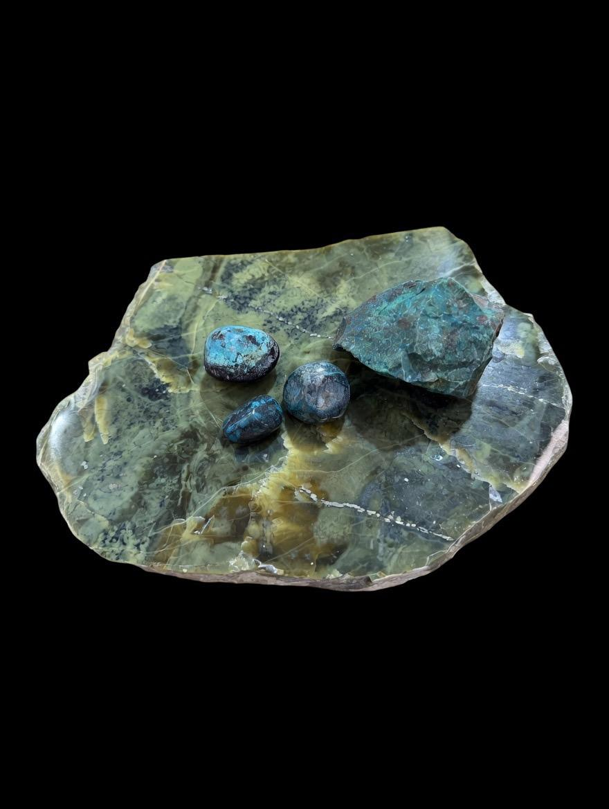 WU008 Z1S4 Chrysocolla 矽孔雀石