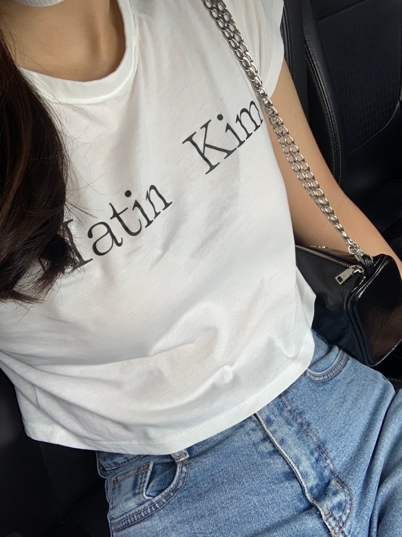 【20.3 截單！限時優惠預訂】MATIN KIM LOGO CROP TOP（2色）