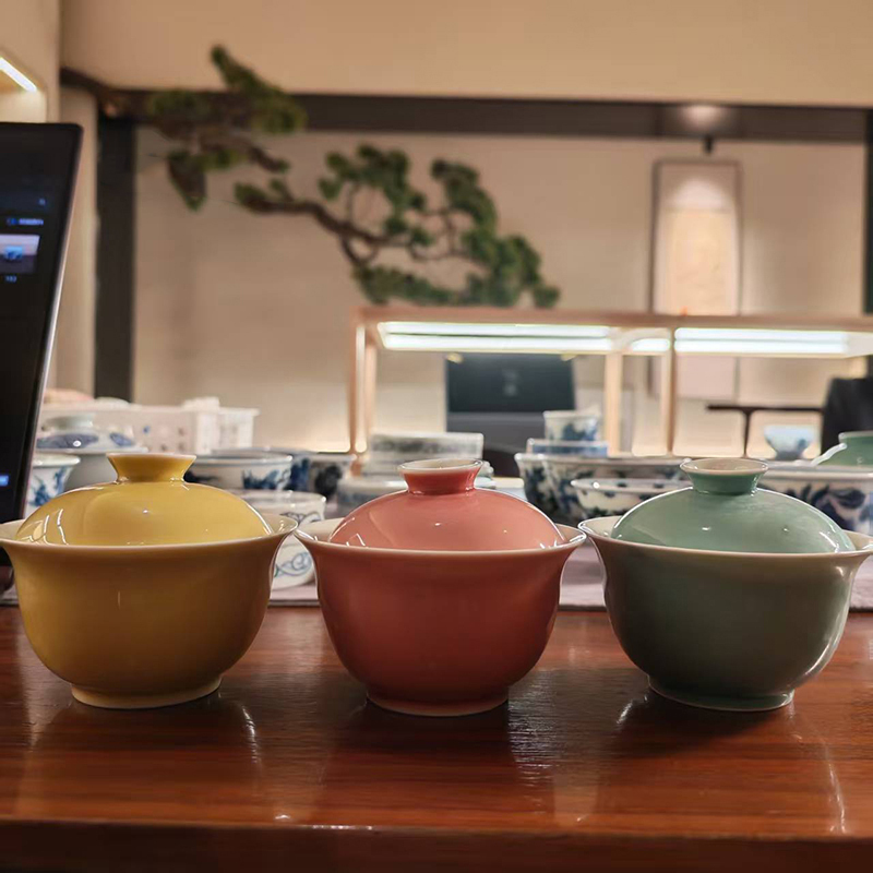 0318JD55-景德鎮-（A55-A57）福利三色茶杯