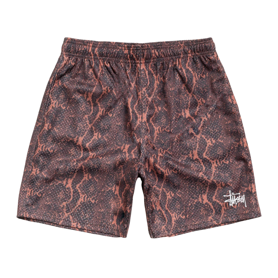 ☆ETW☆【EASY TO WEAR】Stussy 26SS BASIC MESH SHORT 短褲 網眼 球褲 海灘褲 蛇紋