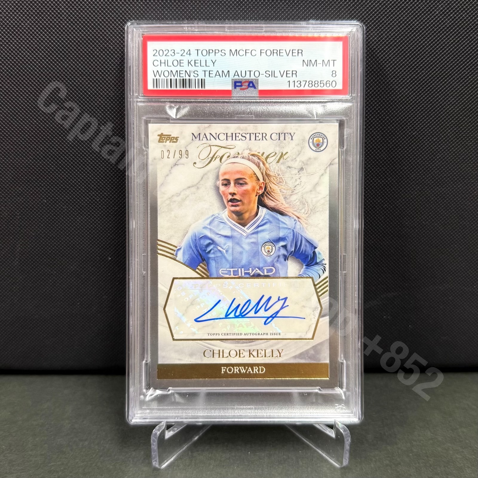 2023-2024 Topps Manchester City Forever Chloe Kelly Auto Card