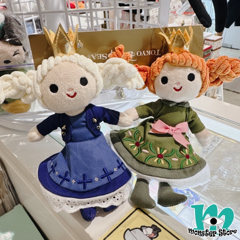 愛莎安娜對裝公仔吊飾