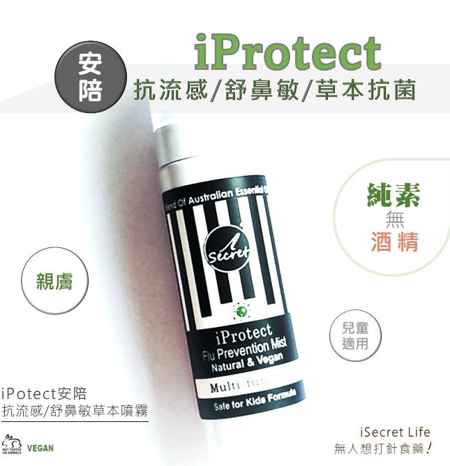 LB260318-S6-iProtect- Flu Prevention Mist -安陪 - 抗流感舒鼻敏草本噴霧-80ml