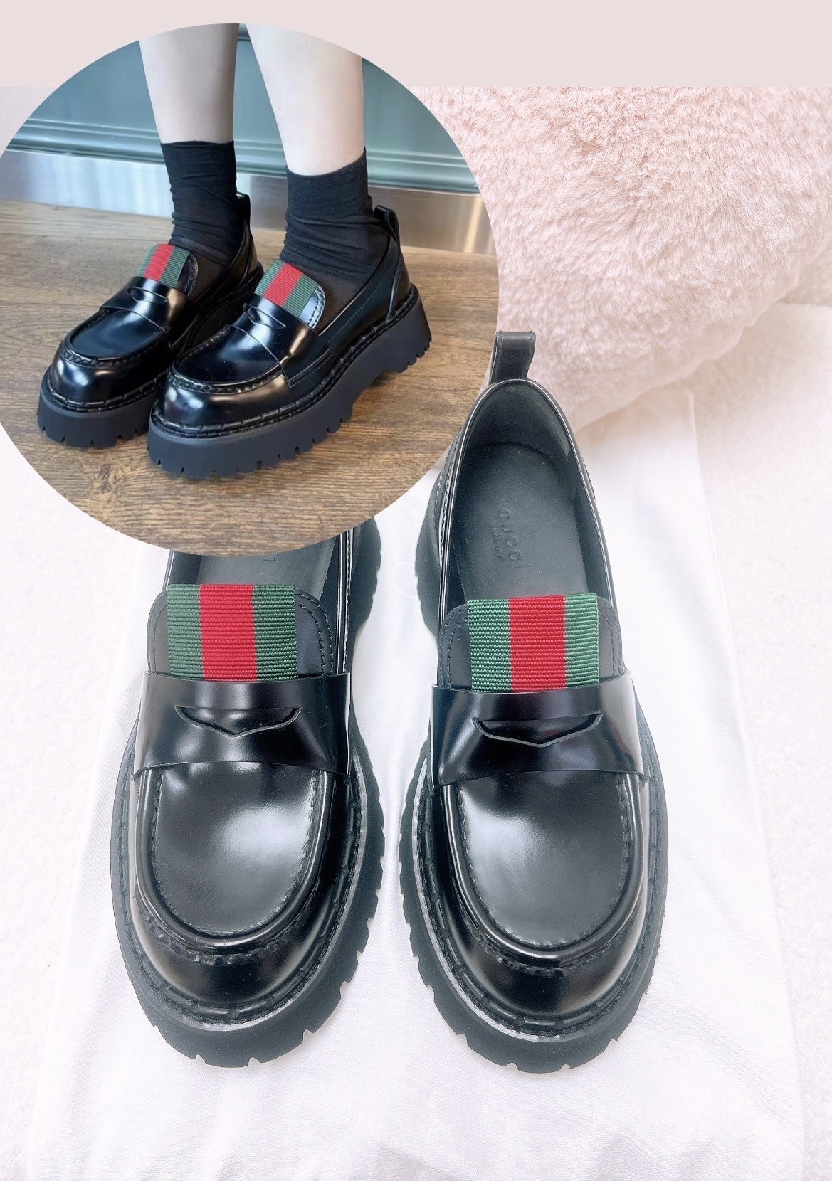*Unused* (size: 37) Gucci loafers black