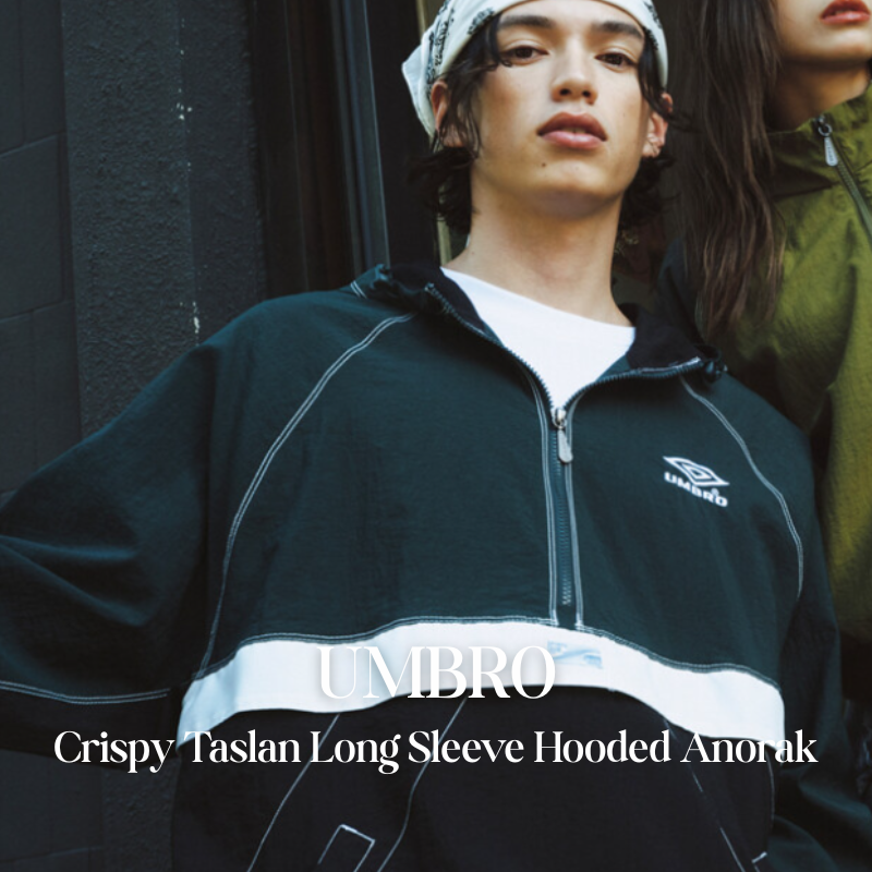【代購】UMBRO Crispy Taslan 長袖連帽風衣 Anorak
