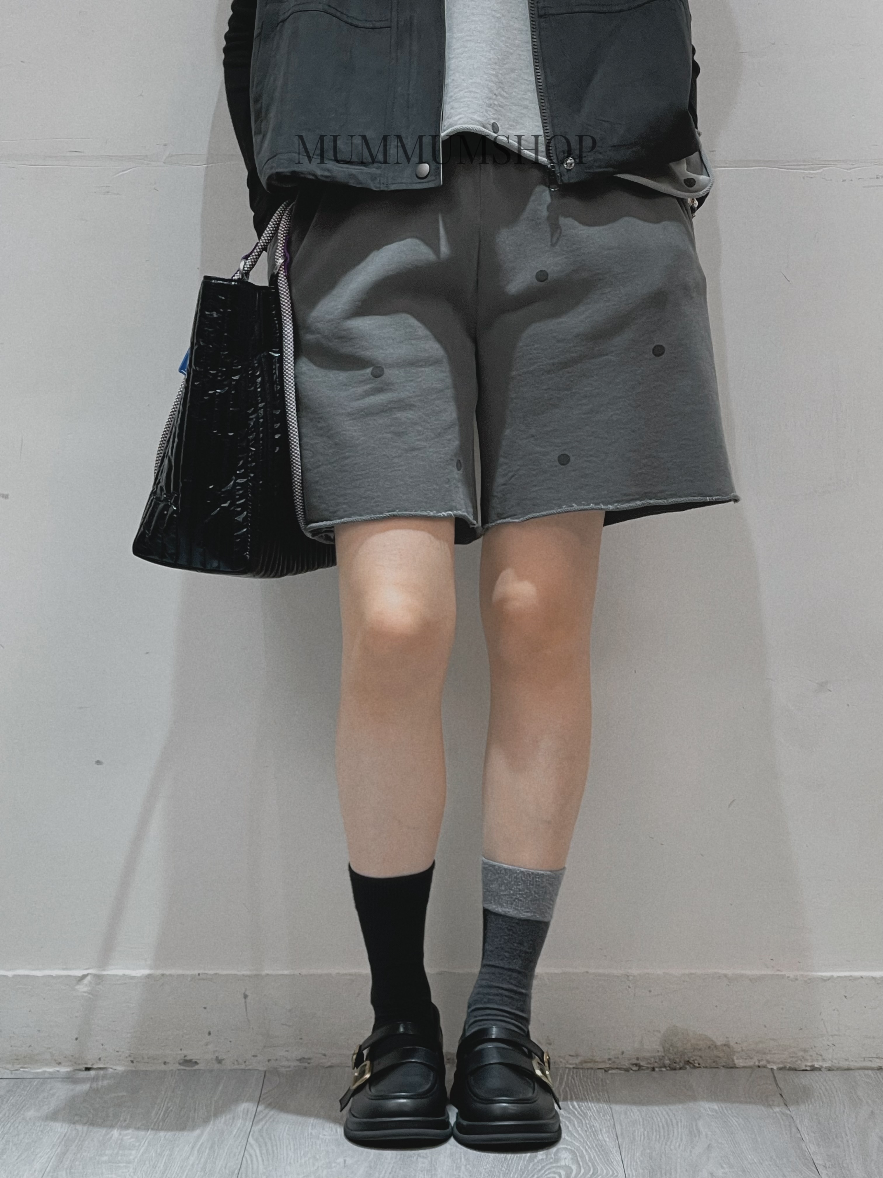 03682a/流行可愛波點休閒舒適短褲 28-46/44/18