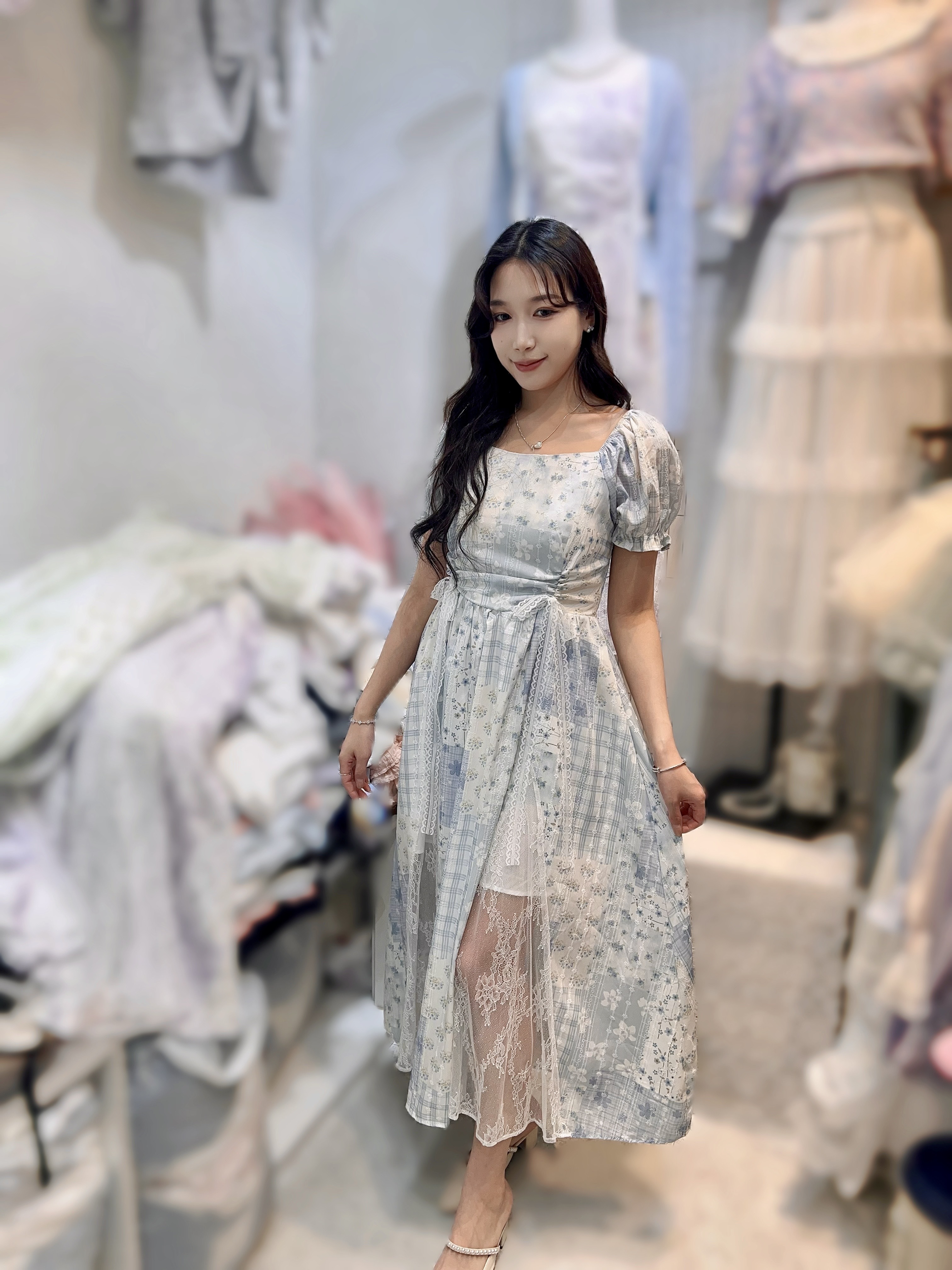 J01  仙氣連身裙 胸35-47 腰28-44 長49.5  $429[一口價]