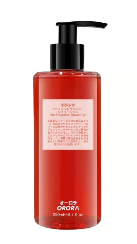 OR260318-R31-Orora Fine Fragrance Shower Gel 京都少女沐浴乳 250ml-(EXP-24/1/2027)