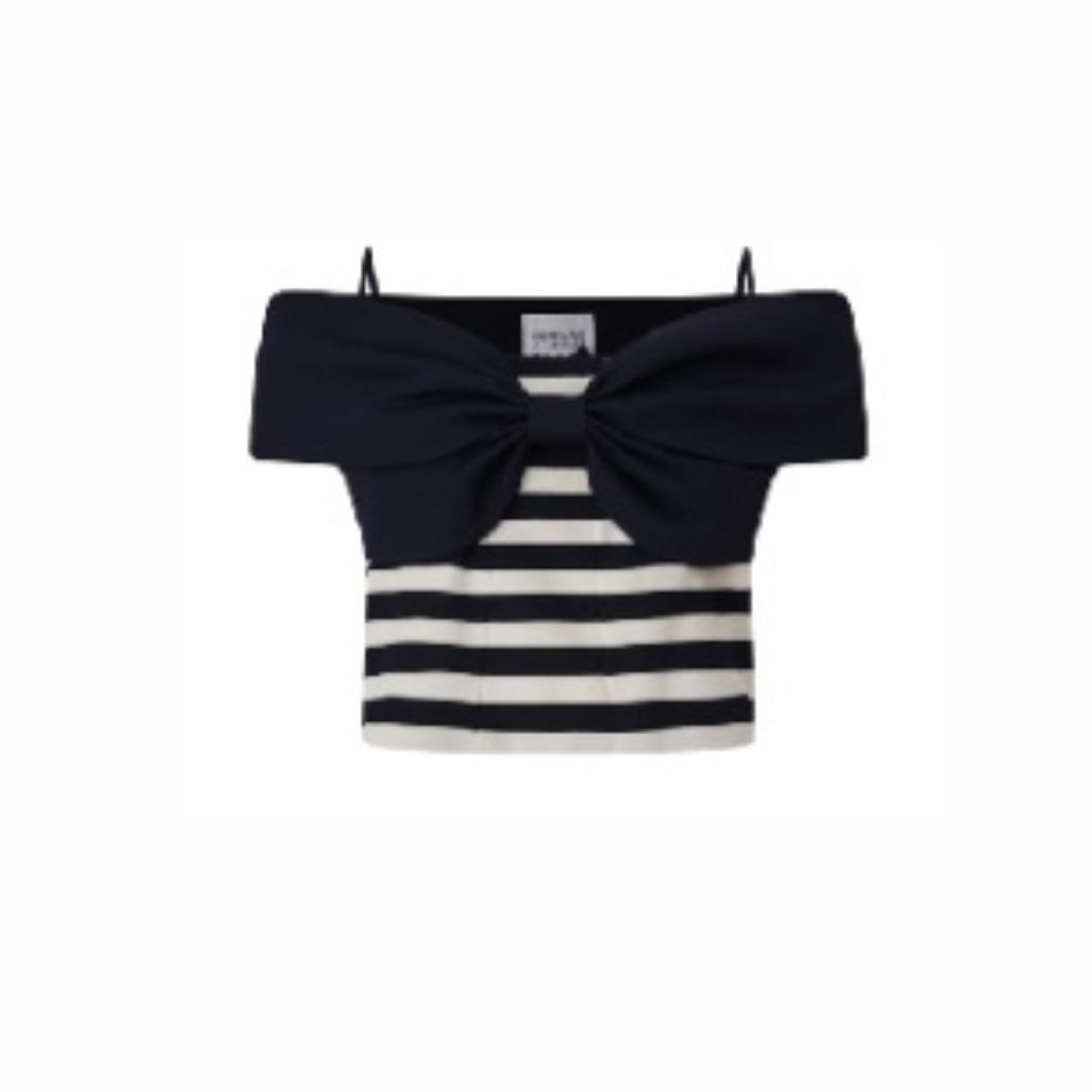 1EA0408-073 [EDWARD ACHOUR] Top Black/White #100707/1036 (EU)