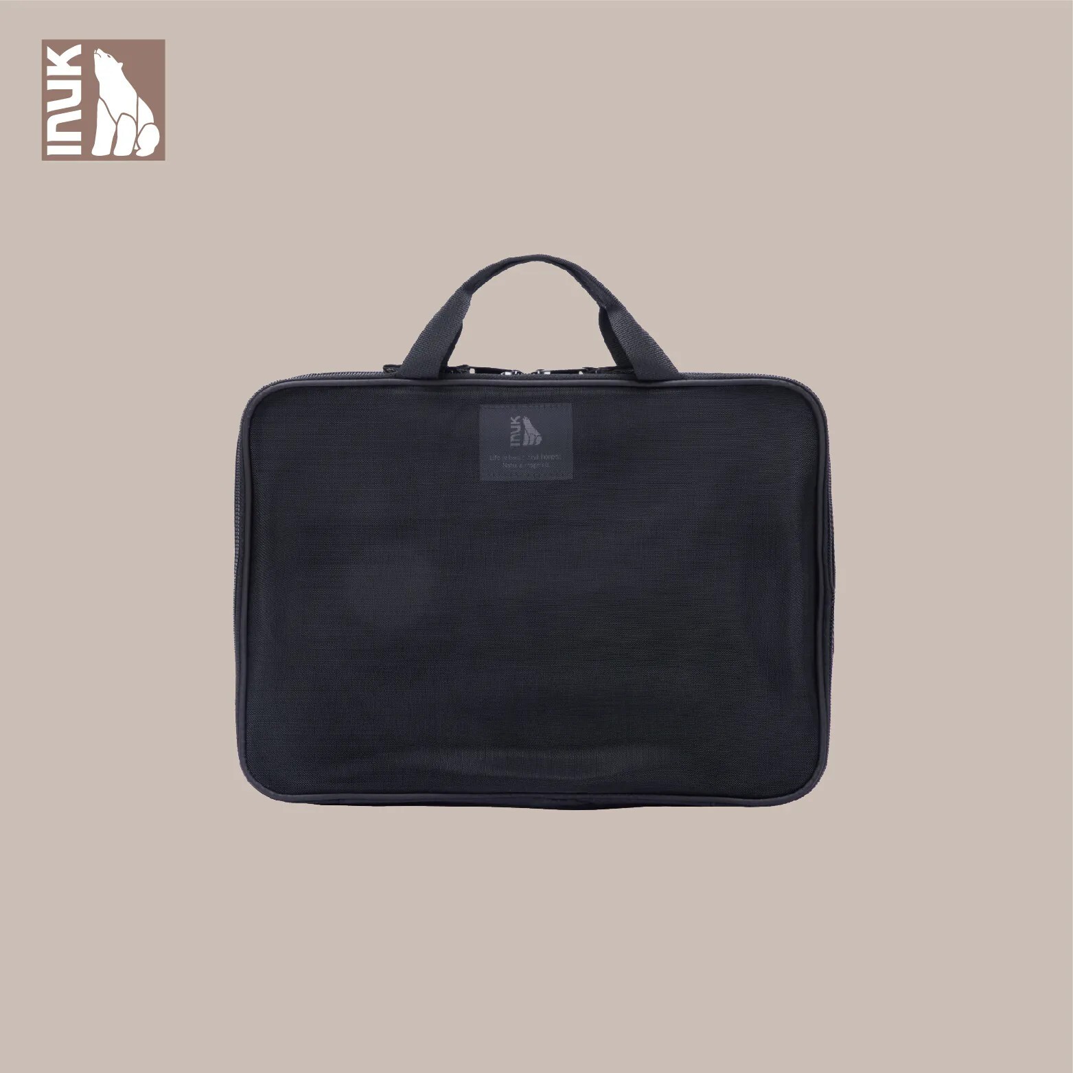 【INUK】環保調色盤系列 | Eco Primary Sleeve 13"14" 黑色 | 筆電收納包 5.5L