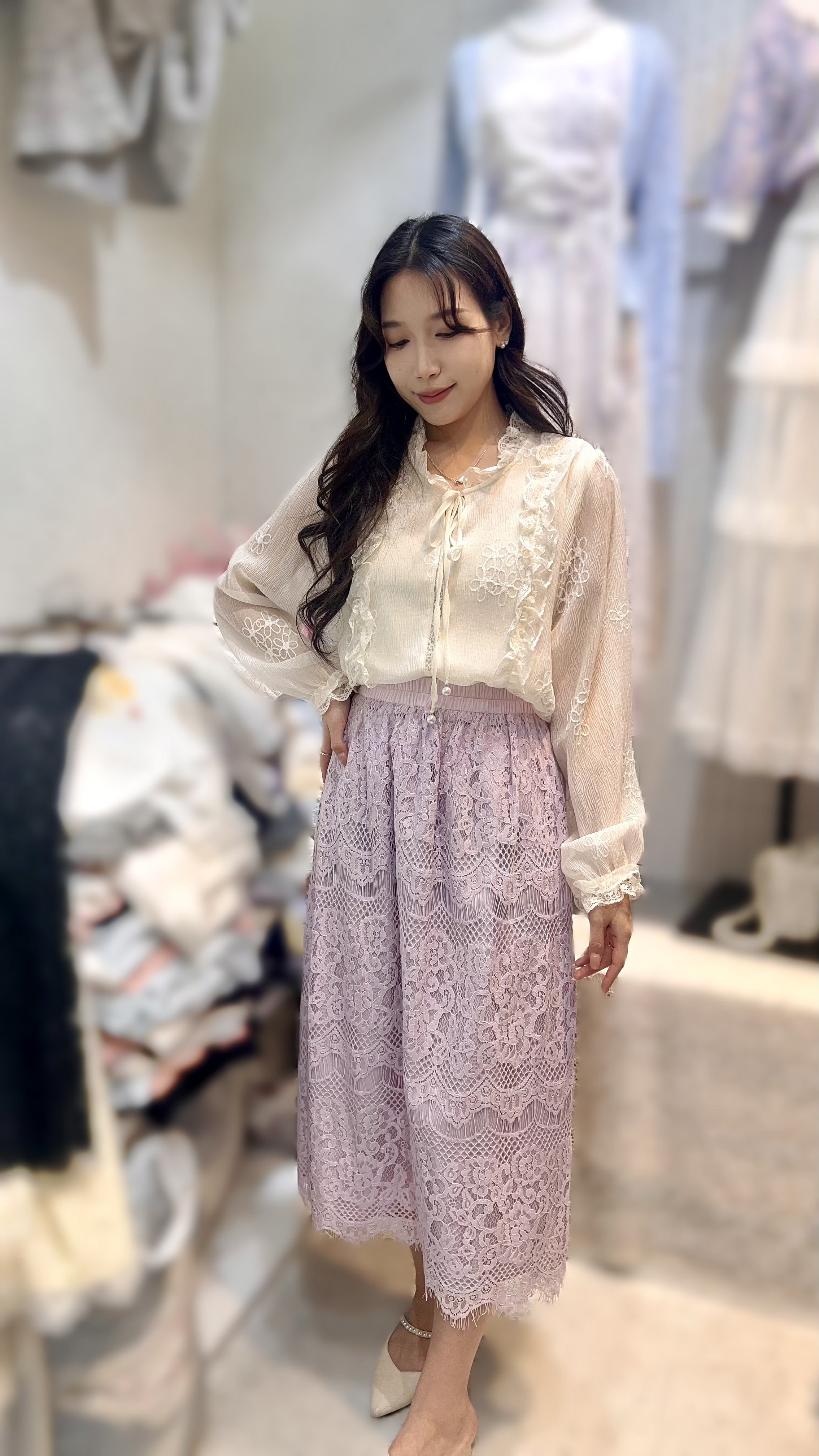 J10  長裙 腰25-47 長32.5  HIP   54   $329[一口價]