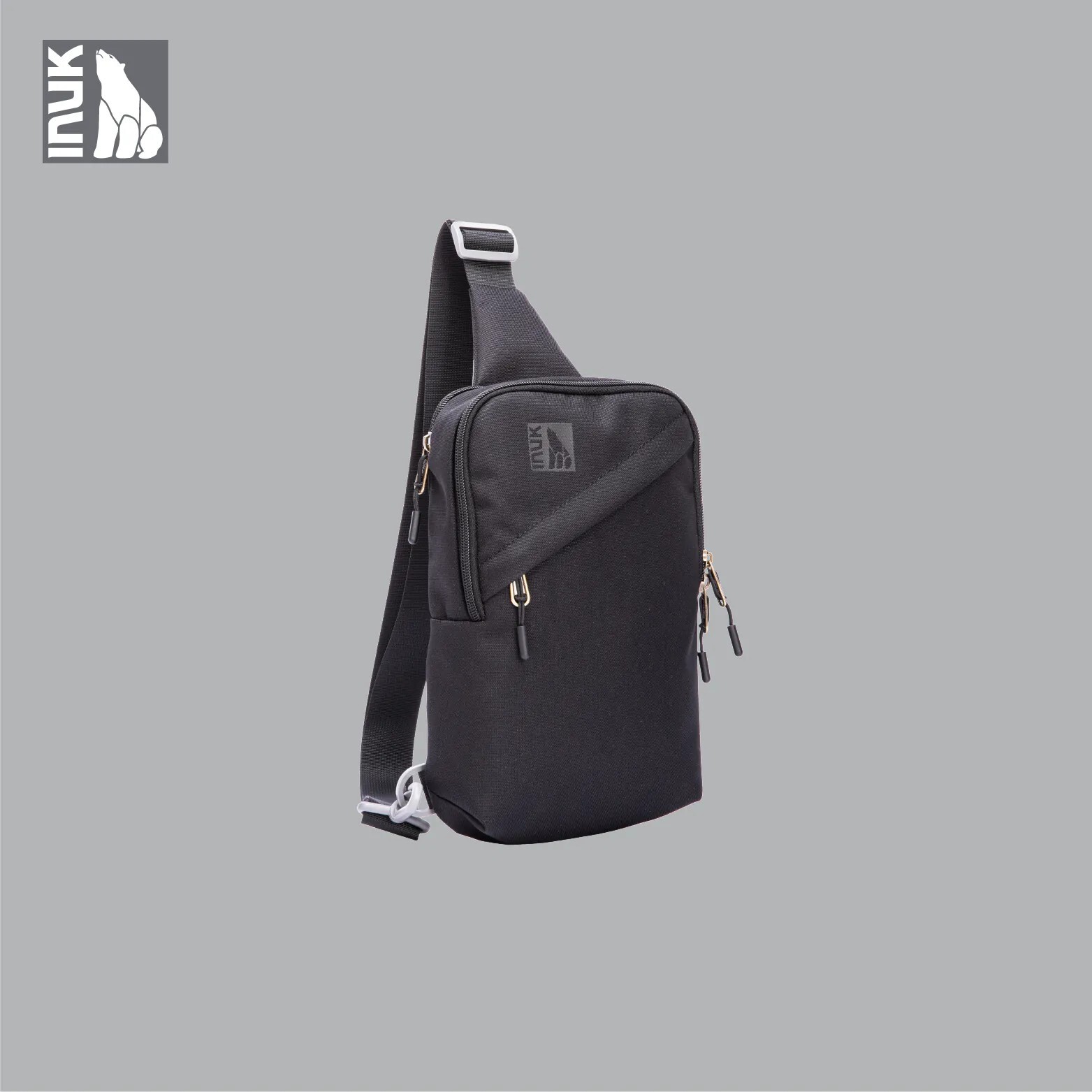 【INUK】環保調色盤 隨身快取包| Eco Primary Fisher3_RP 黑| 肩背包 3L