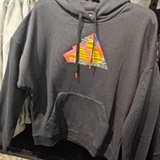 [S] ADIDAS BLACK ABSTRACT HOODIE, KC4348-BLACK (SAD313)