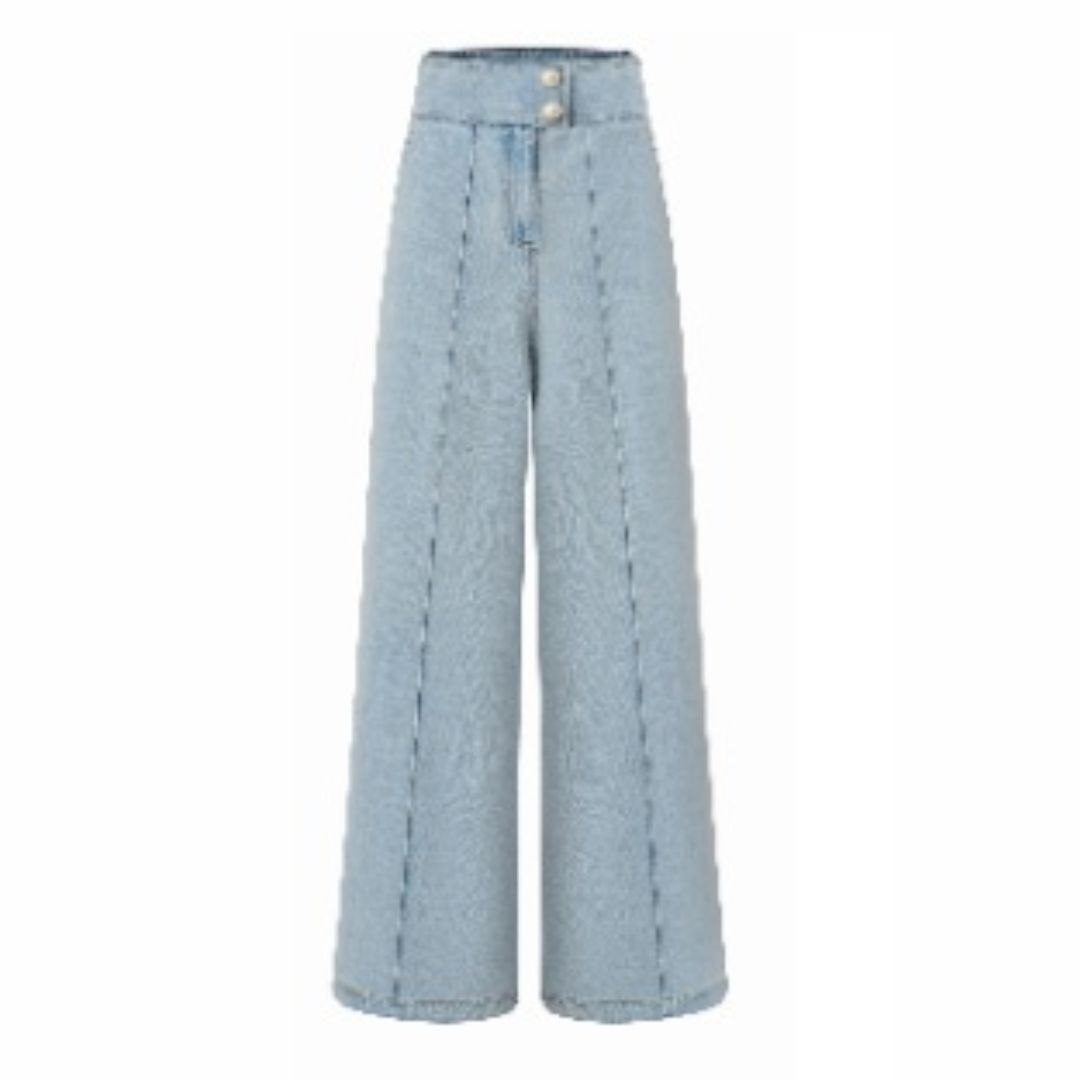 1EA0408-083 [EDWARD ACHOUR] Pants Sky Blue #100911/1038 (EU)