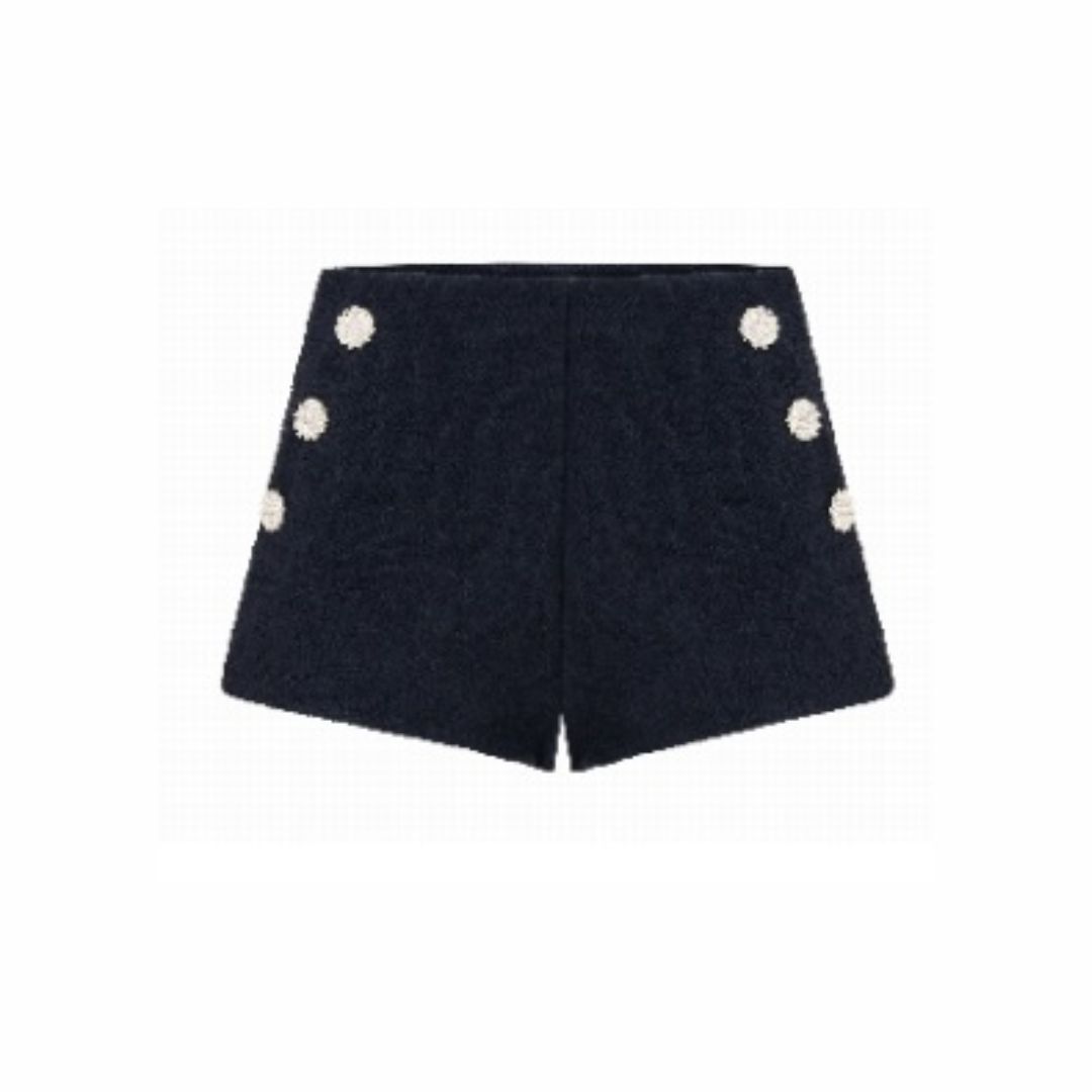1EA0408-084 [EDWARD ACHOUR] Shorts Black #101005/1007 (EU)