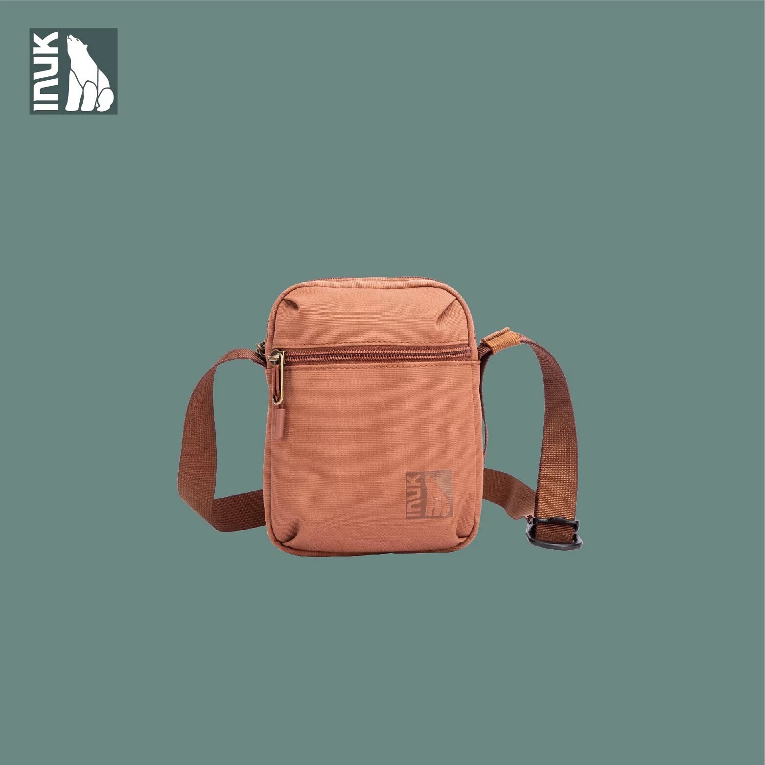 【INUK】環保調色盤 | SLING POUCH 焦糖橙 | 行動小包 1L