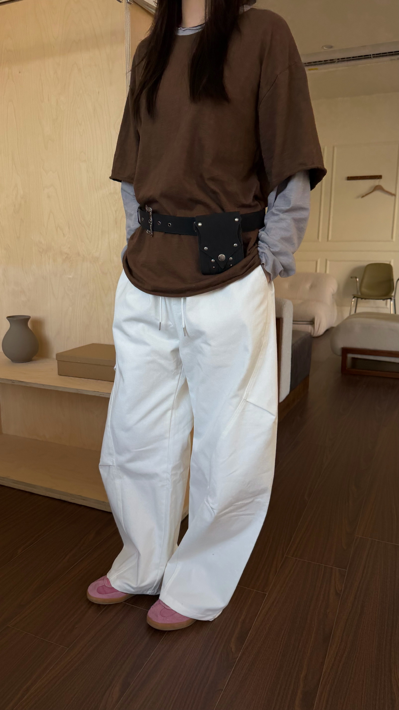 弧形彎刀工作褲☝🏻