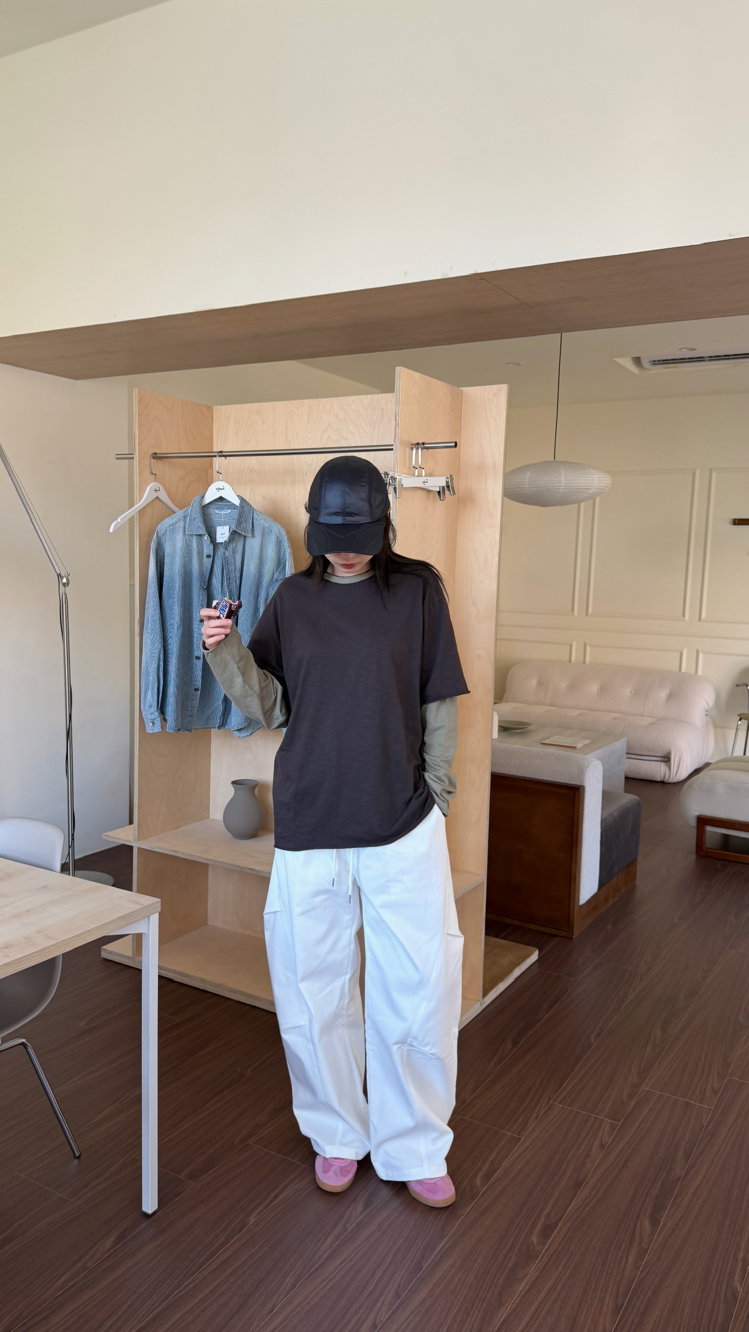 弧形彎刀工作褲☝🏻