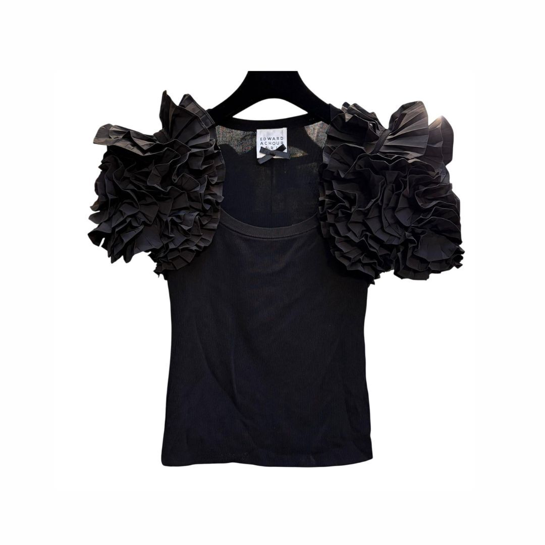 1EA0408-031 [EDWARD ACHOUR] Top Black #100734/1039 (EU)