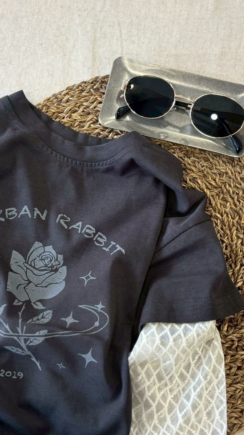 A04406蕾絲拼接假兩件上衣