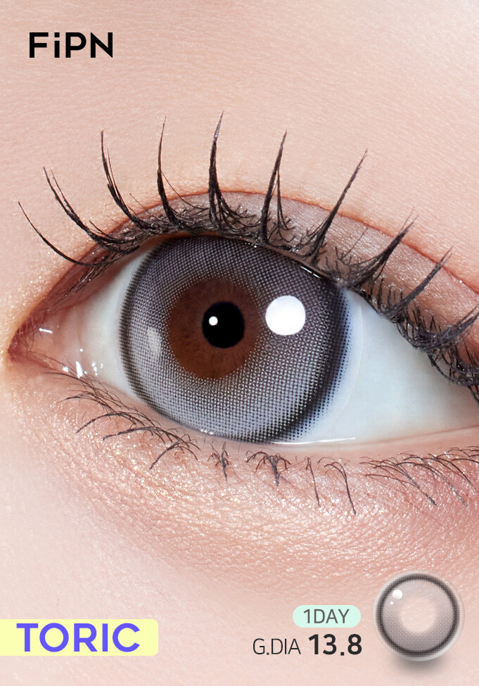 [日拋] [散光] FiPN 1 Day Biv Venti Toric Fixing Charcoal 日抛散光棄隱形眼鏡｜每盒10片