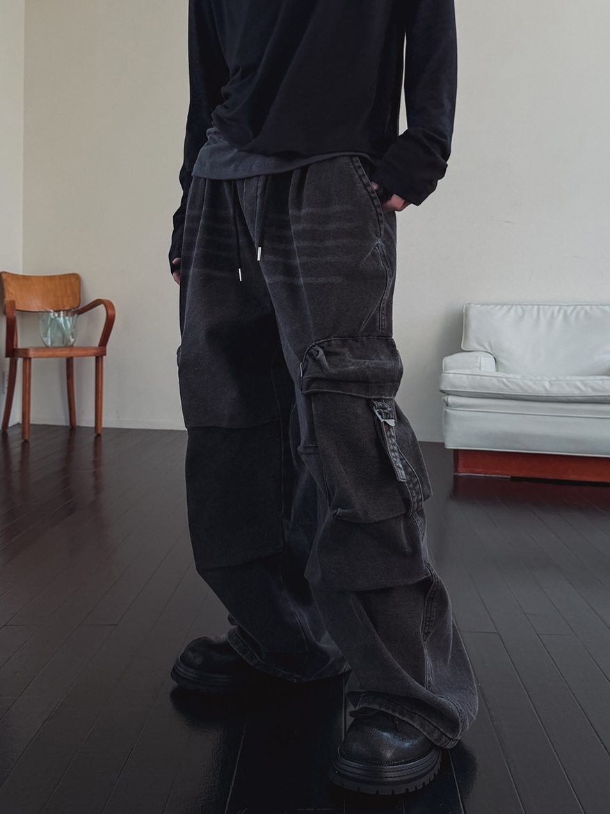 Treats 搭扣工裝牛仔褲