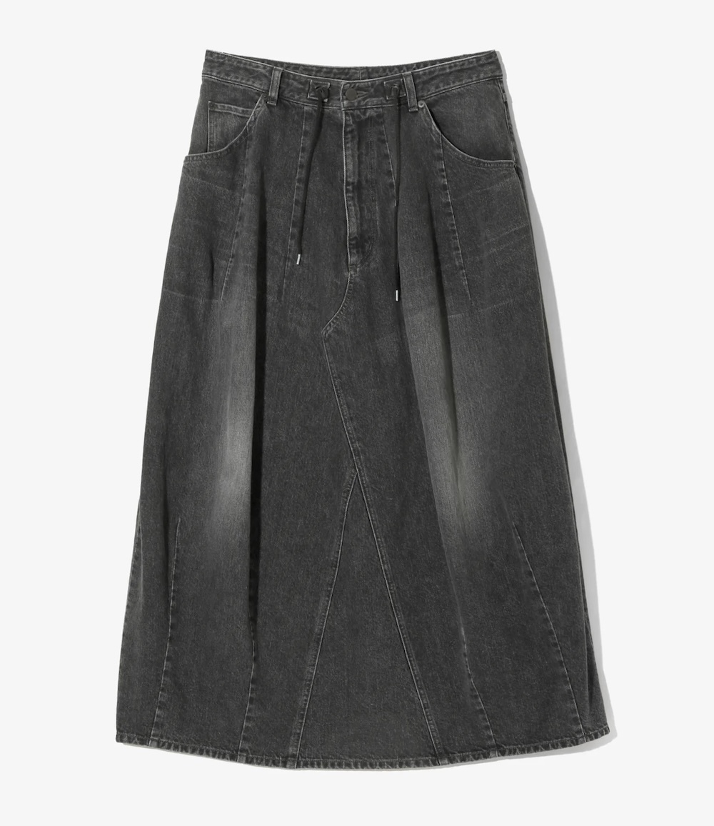Needles - SX203 H.D. Jean Skirt - 12oz Denim