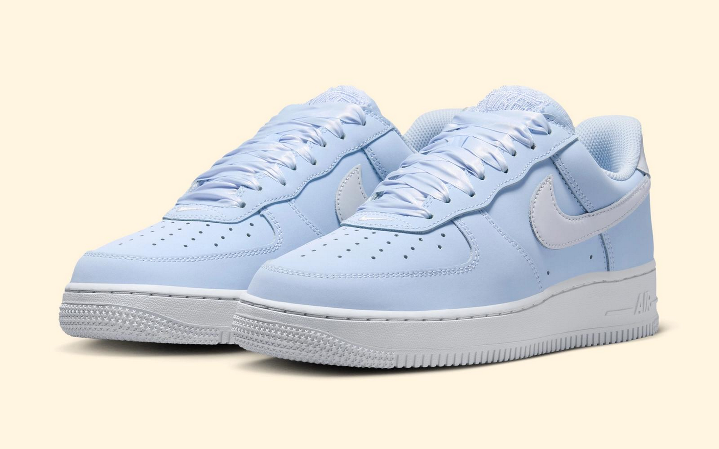 【預訂】 NIKE AIR FORCE 1 RETRO PREMIUM 絲帶霧藍-WOMEN