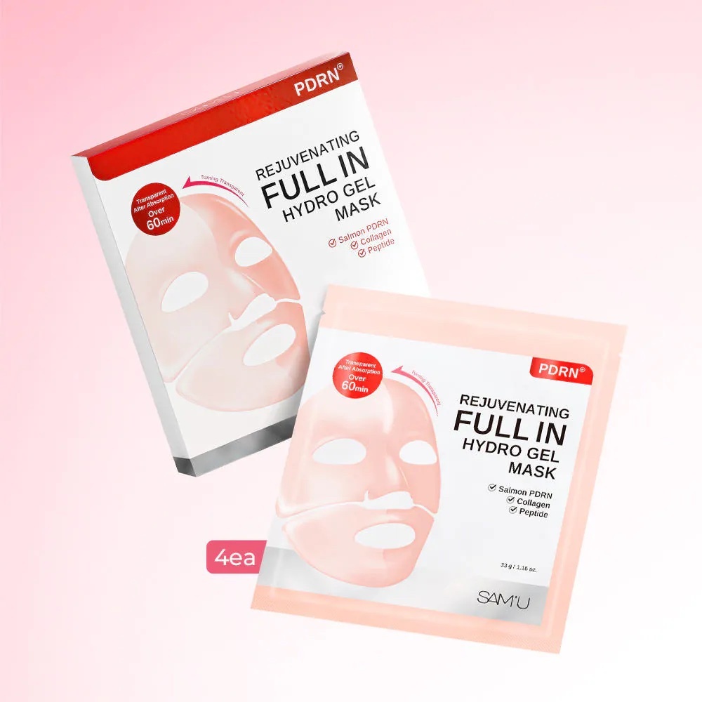 《限時團購優惠》SAM'U PDRN Rejuvenating Full in Hydro Gel Mask 4ea