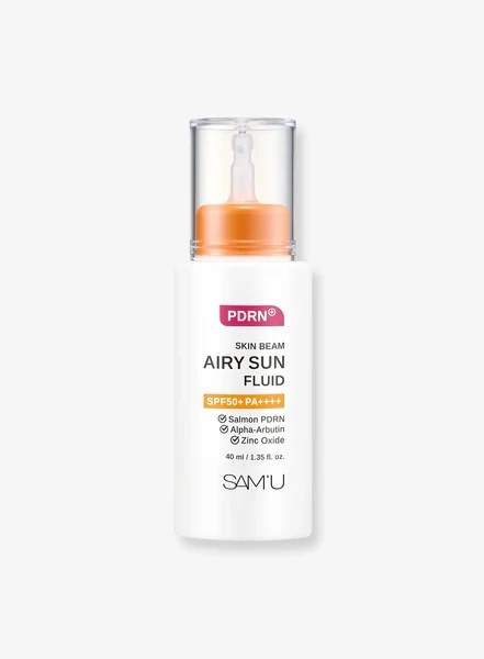 《限時團購優惠》SAM'U PDRN SKIN BEAM ALRY SUN FLUID 40ml