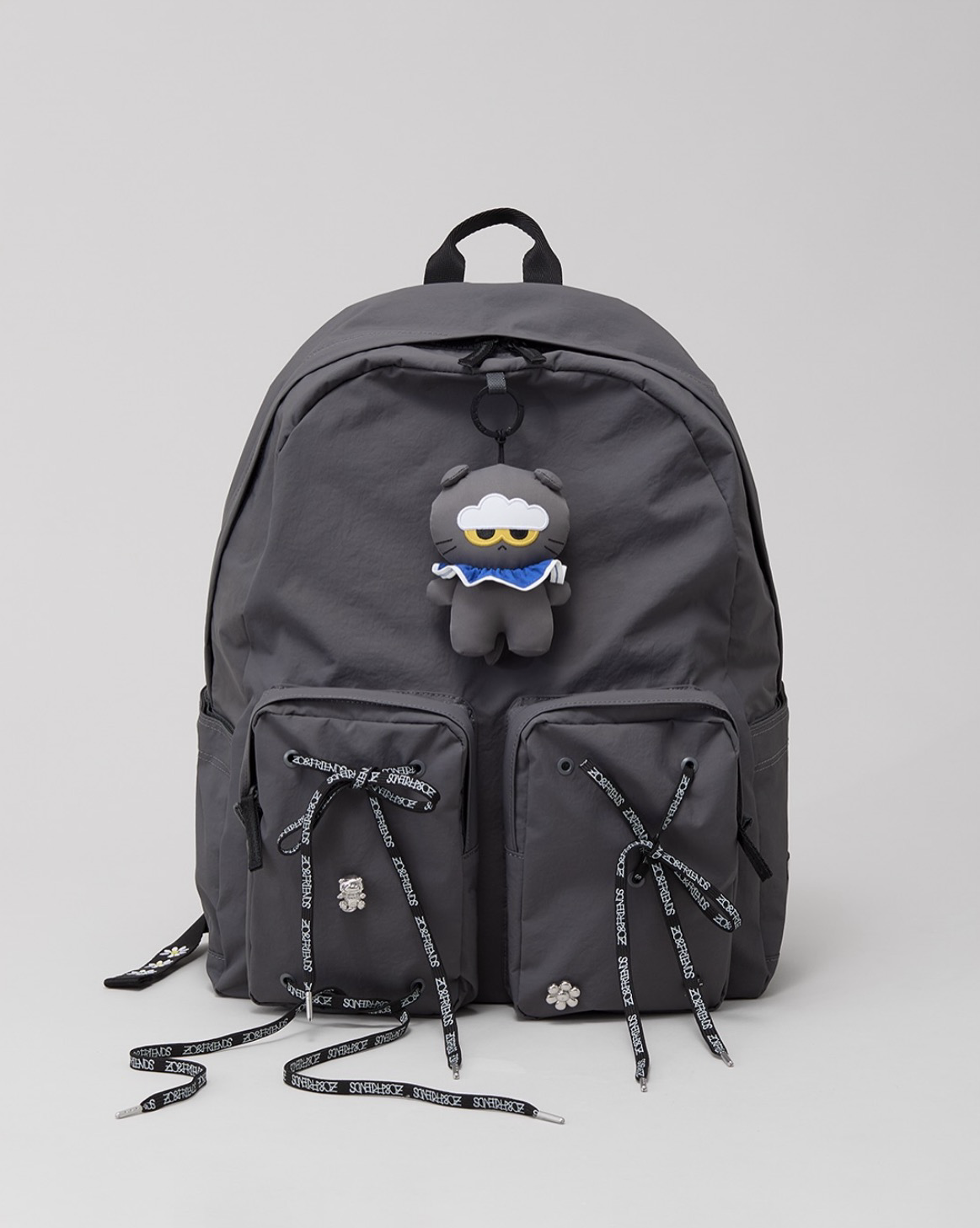 [ Zo&Friends ]Zoa綁帶抽繩雙肩後背包