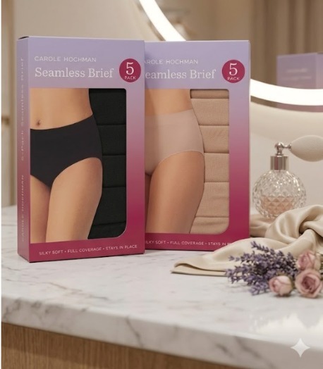 【預購】Carole Hochman H031870 女裝無痕內褲(5條裝）