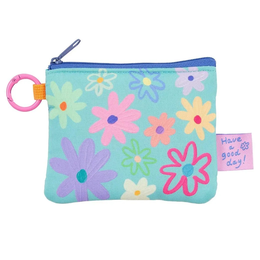 CHIC_花朵 零錢包 附登山扣｜日本Greeting Life