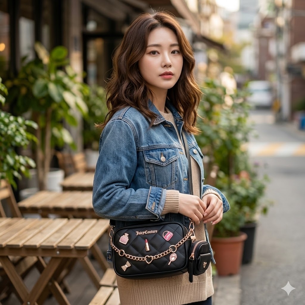 【預購】JUICY COUTURE H031877 相機斜咩袋