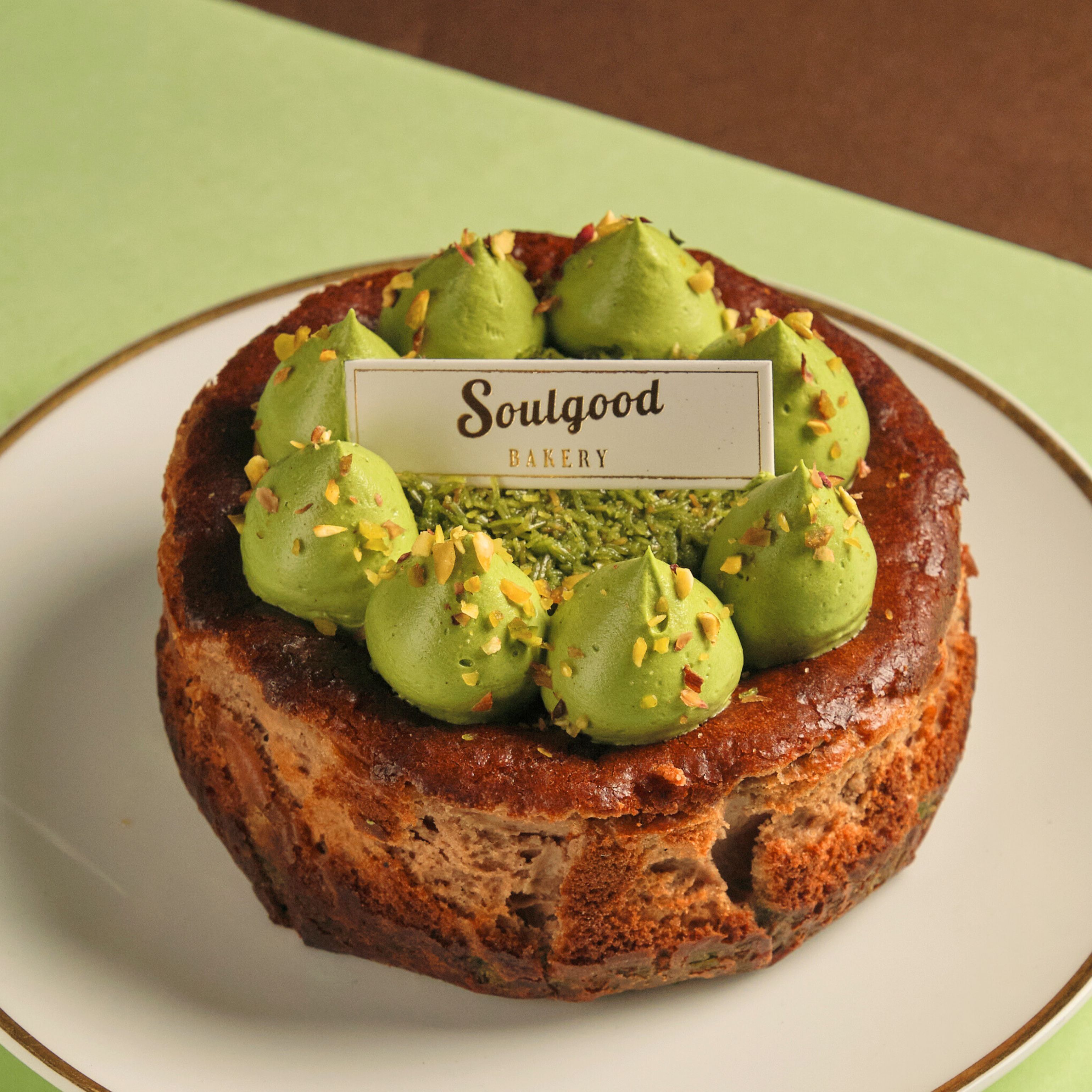 杜拜開心果朱古力 迷你巴斯克芝士蛋糕