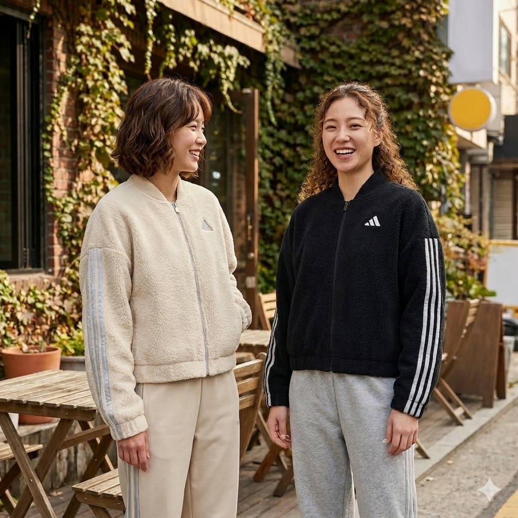 【預購】ADIDAS H031881 女裝抓絨拉鍊運動外套