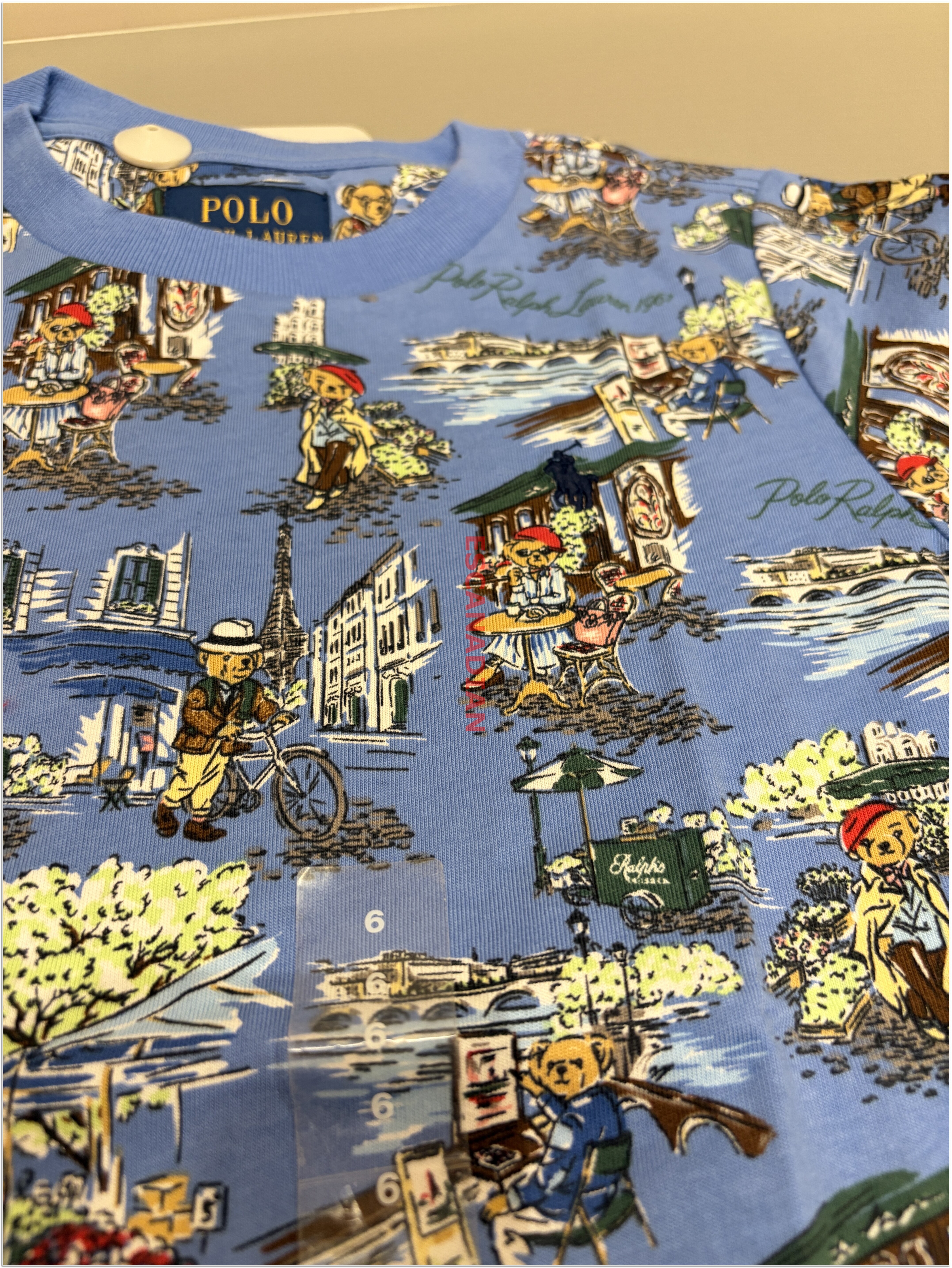 【限時】POLO Ralph Lauren 小男童 滿版 Polo小熊 短TEE