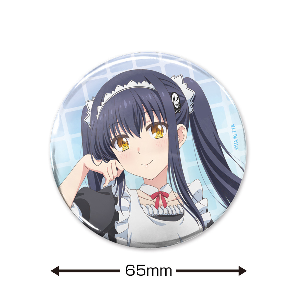 Cospa 033026 TVアニメ『Summer Pockets』 描き下ろし 久島鴎 65mm缶バッジ ご奉仕メイドVer. [TVアニメ『Summer Pockets』] 襟章