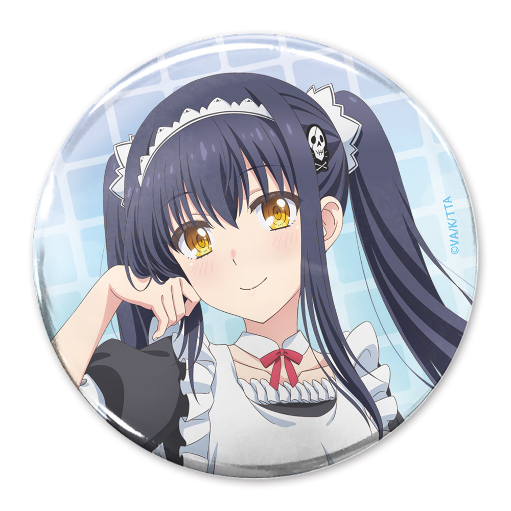 Cospa 033026 TVアニメ『Summer Pockets』 描き下ろし 久島鴎 65mm缶バッジ ご奉仕メイドVer. [TVアニメ『Summer Pockets』] 襟章