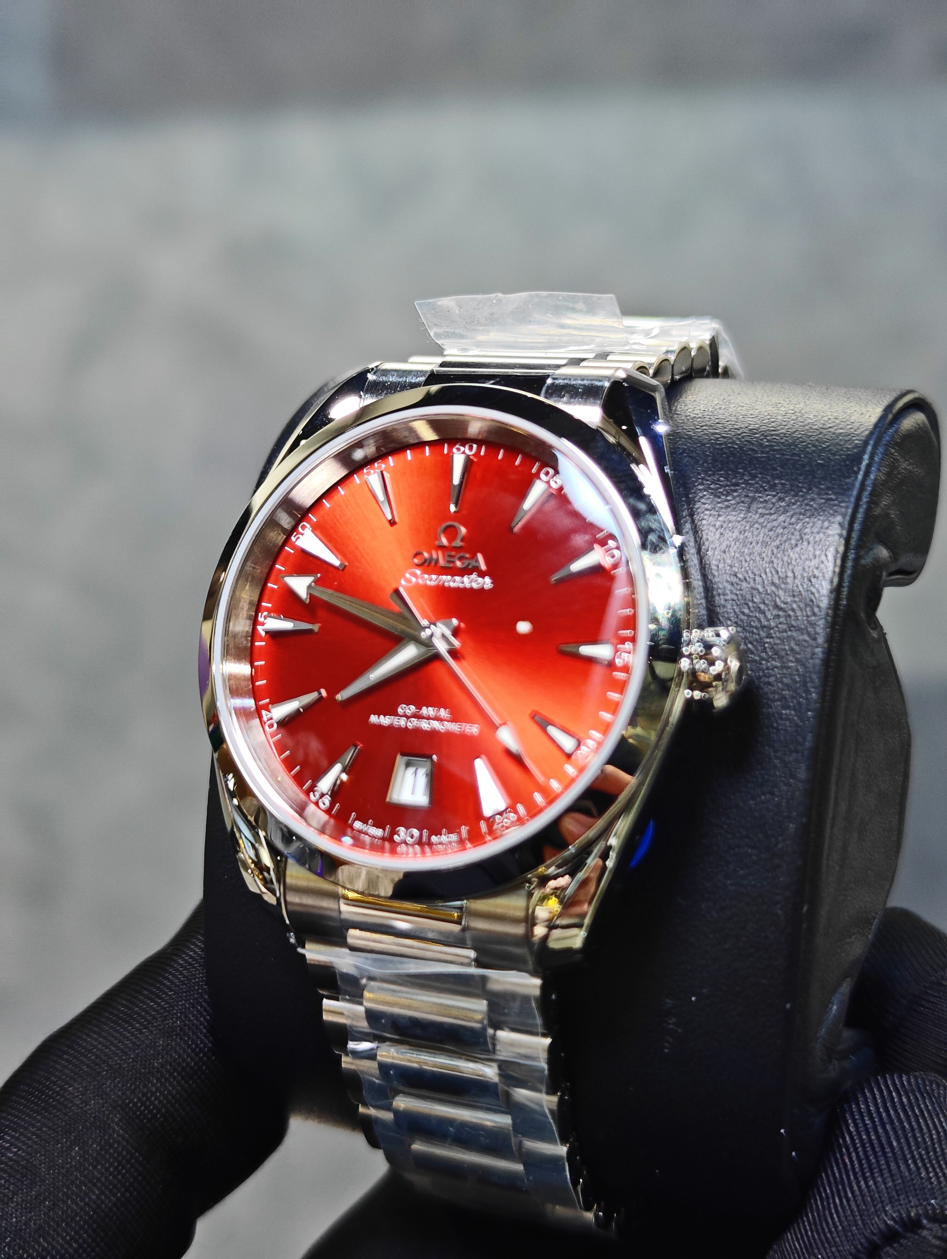 BRAND NEW OMEGA 220.10.38.20.13.003 22010382013003 BAY TERRACOTTA DIAL AQUA TERRA 150M CO‑AXIAL MASTER CHRONOMETER 38 MM