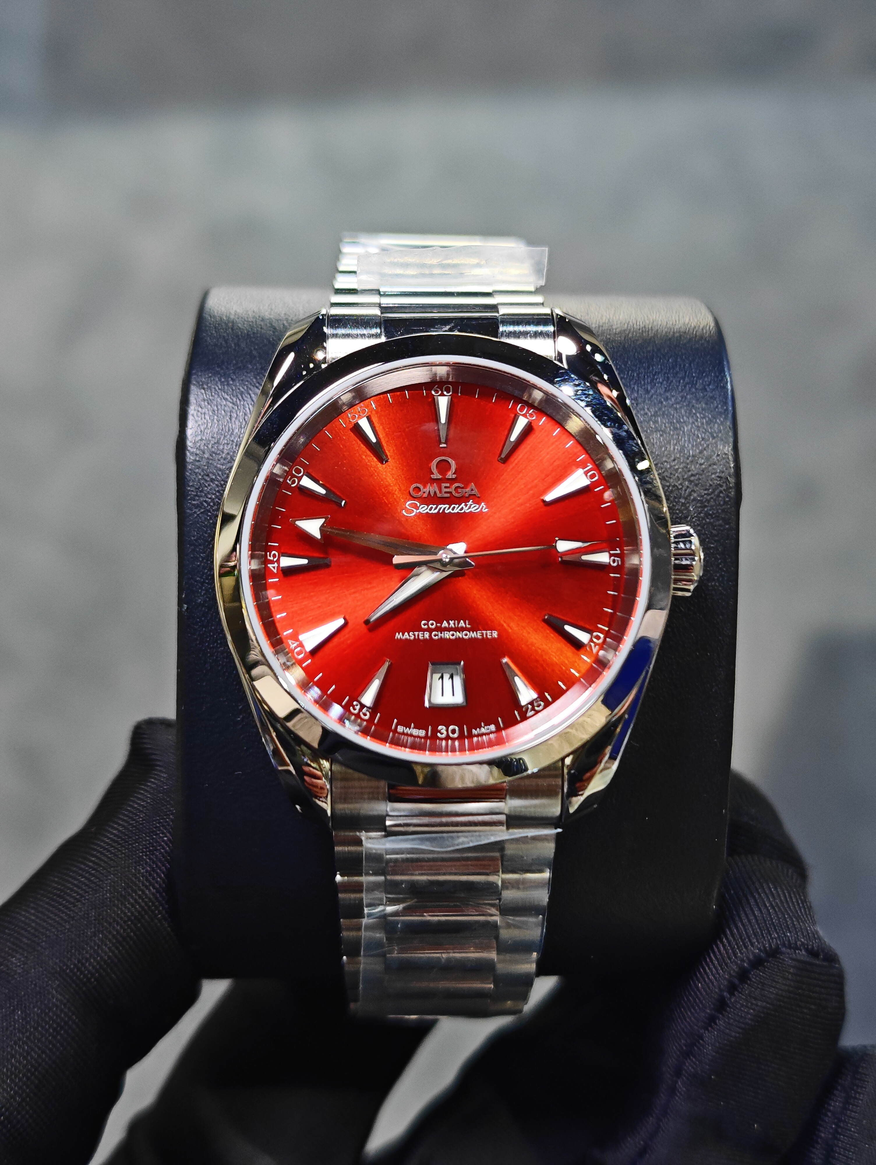 220.10.38.20.13.003| OMEGA TERRACOTTA DIAL AQUA TERRA