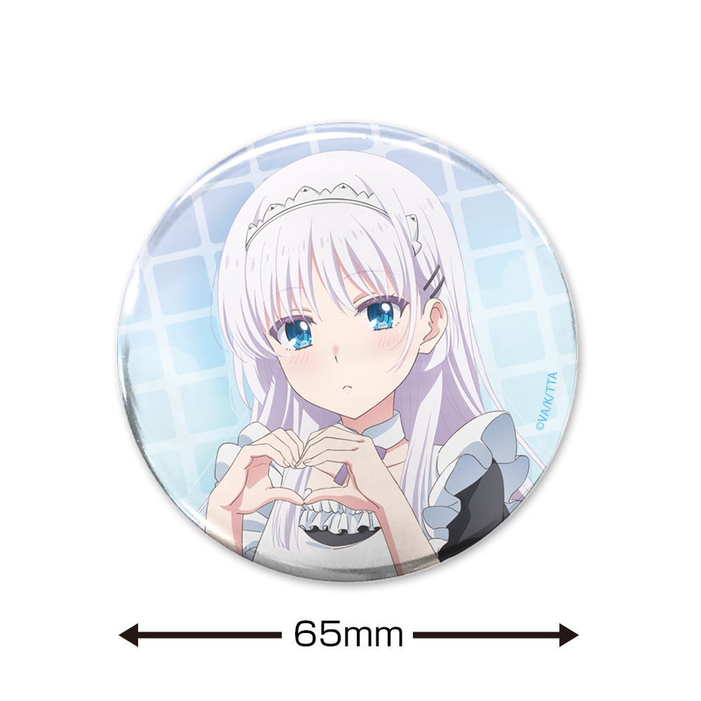 Cospa 033026 TVアニメ『Summer Pockets』 描き下ろし 鳴瀬しろは 65mm缶バッジ ご奉仕メイドVer. [TVアニメ『Summer Pockets』]