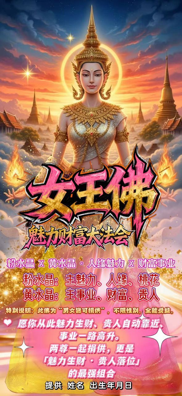 女王佛 · 魅力財富大法會