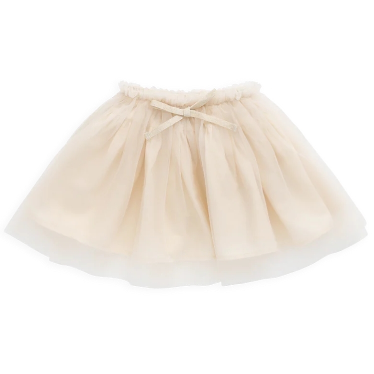 （預購）JAMIEKAY 木耳邊蝴蝶結網紗裙 Lucille Skirt - Swan