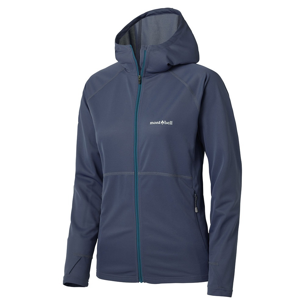 Mont-bell Cool Full-Zip Hoodie Women's 女款 抗UV連帽外套 防曬快乾連帽外套 1114637 (3色選擇) [HappyOutdoor]