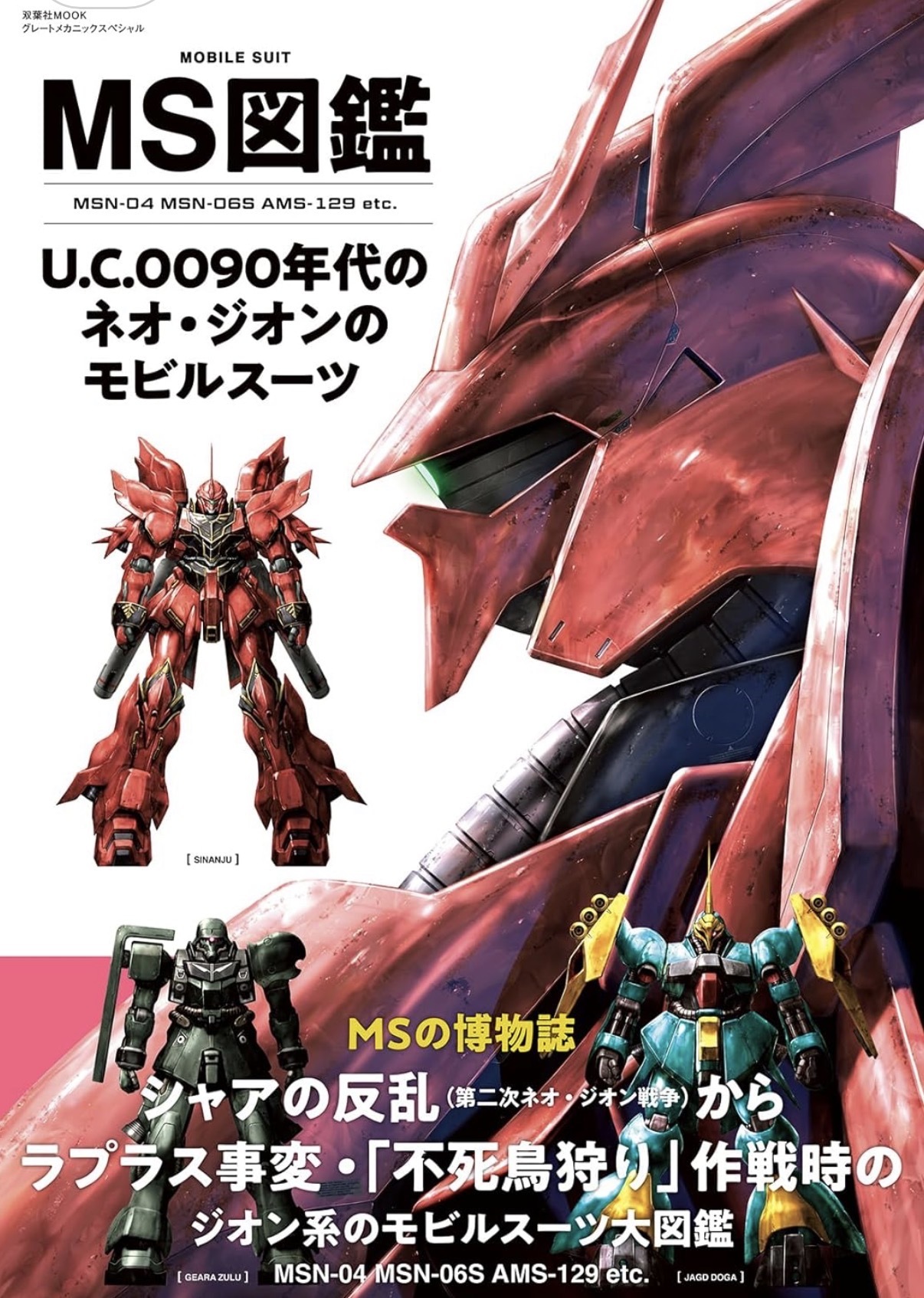 預訂 MS図鑑　U.C.0090年代のネオ・ジオンのモビルスーツ