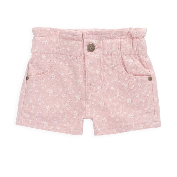 （預購）JAMIEKAY 甜美小花花苞邊短褲 Kora Short - Paula Powder