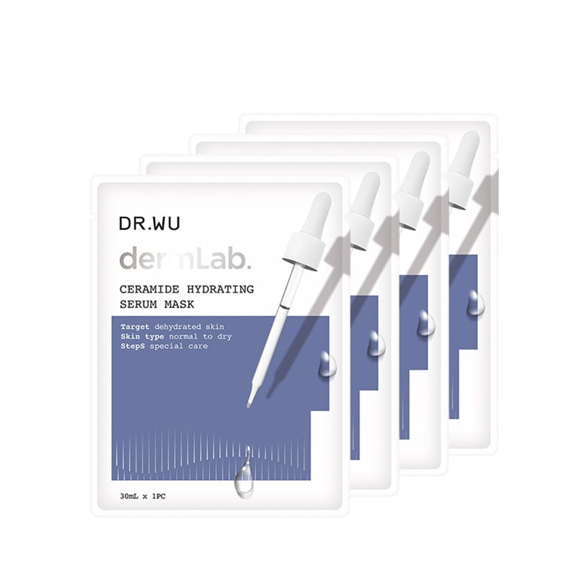 DR.WU神經醯胺保濕精華面膜4片裝