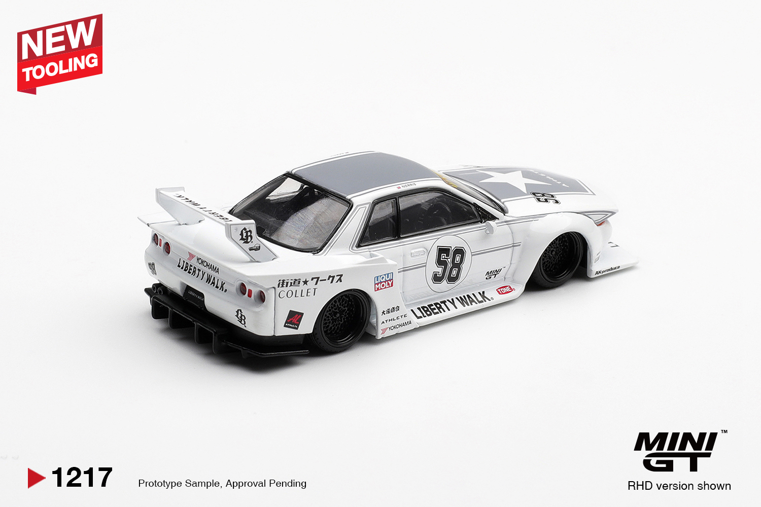 [預訂] Mini GT 日產  GT-R32 LB-Kaido Works TAS 2025