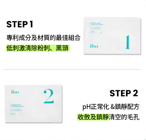 (預購商品) ilso 溫和舒緩粉刺清潔鼻貼 5入/盒